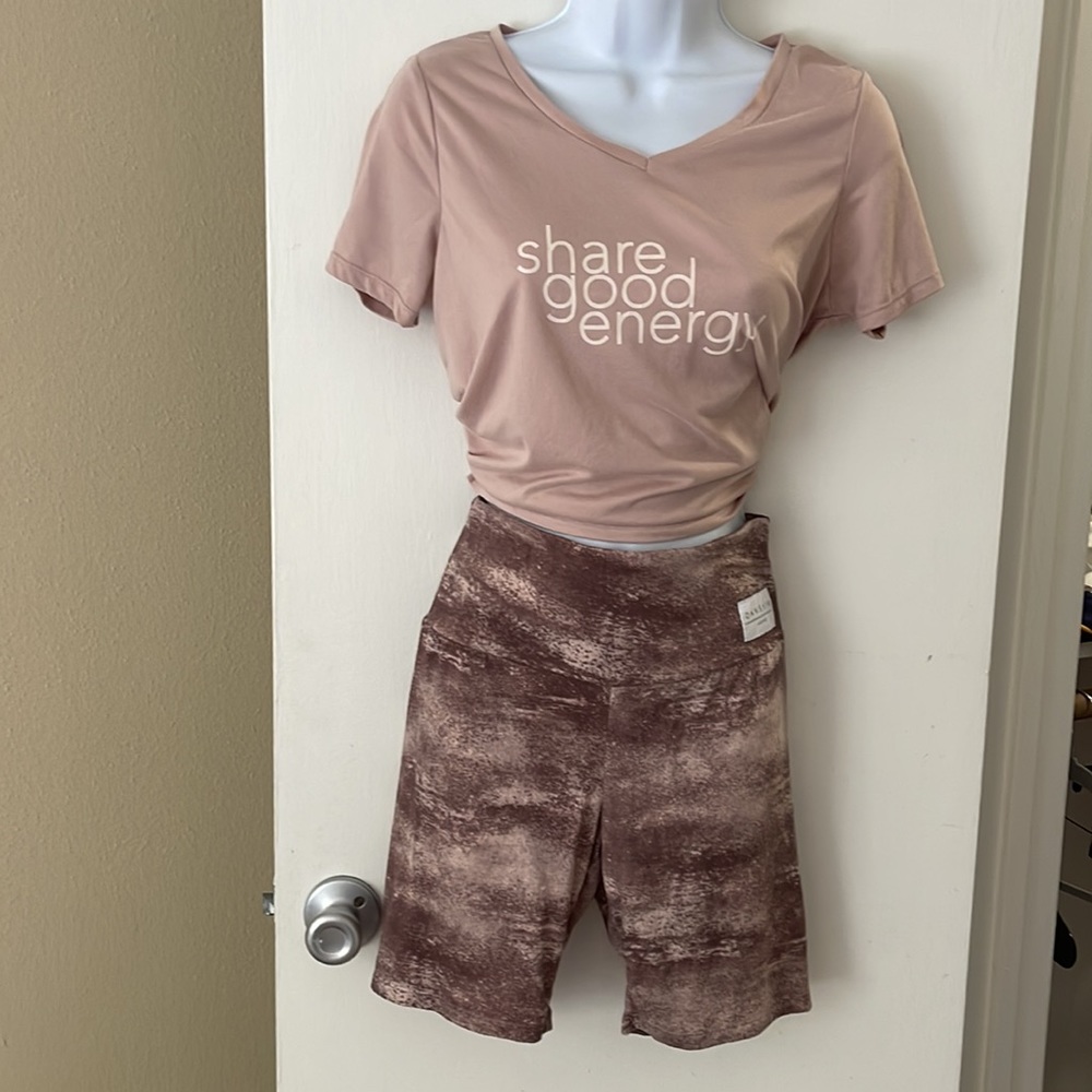 Pajama top and short from DANSKIN , like new , size s